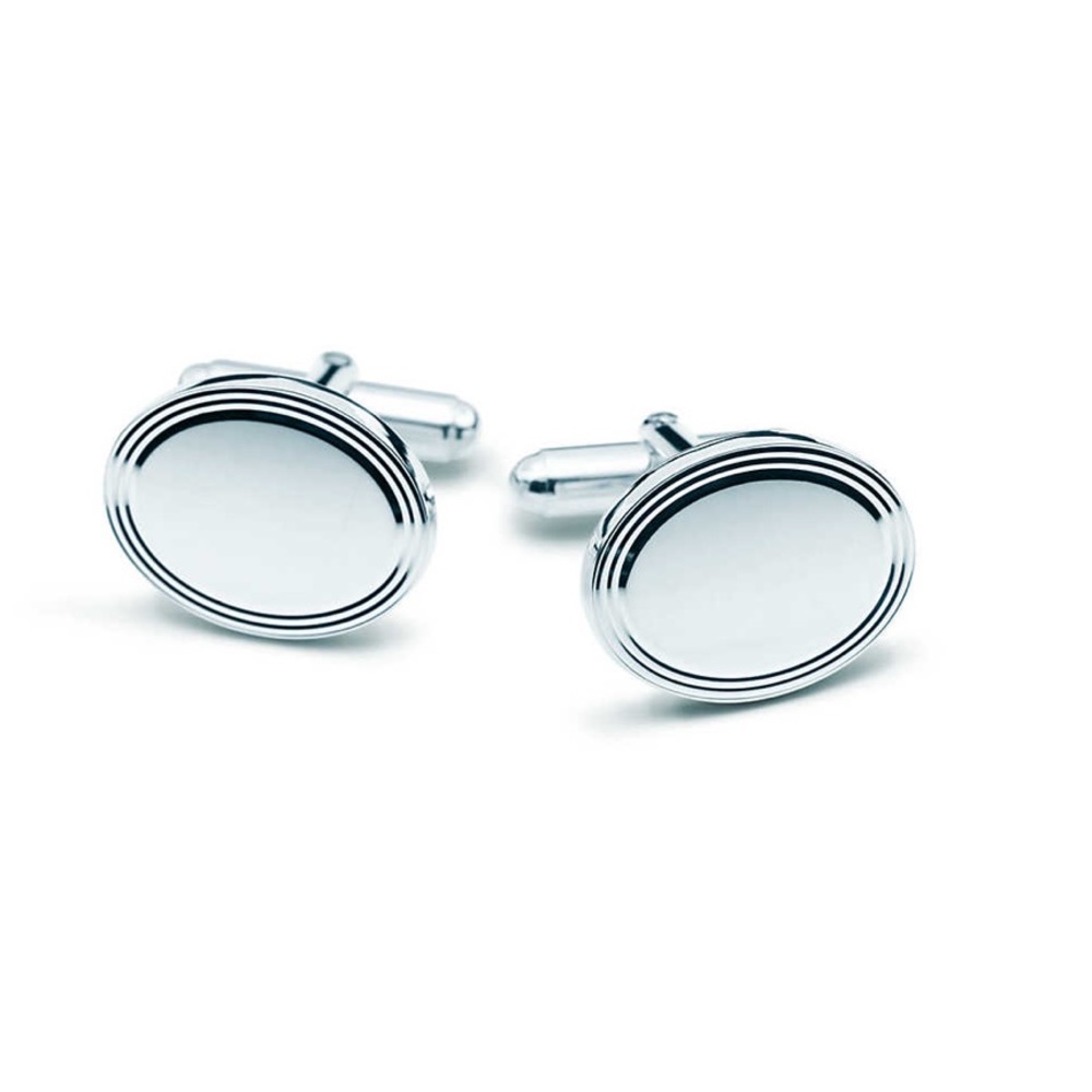 Tiffany & Co. oval cuff links